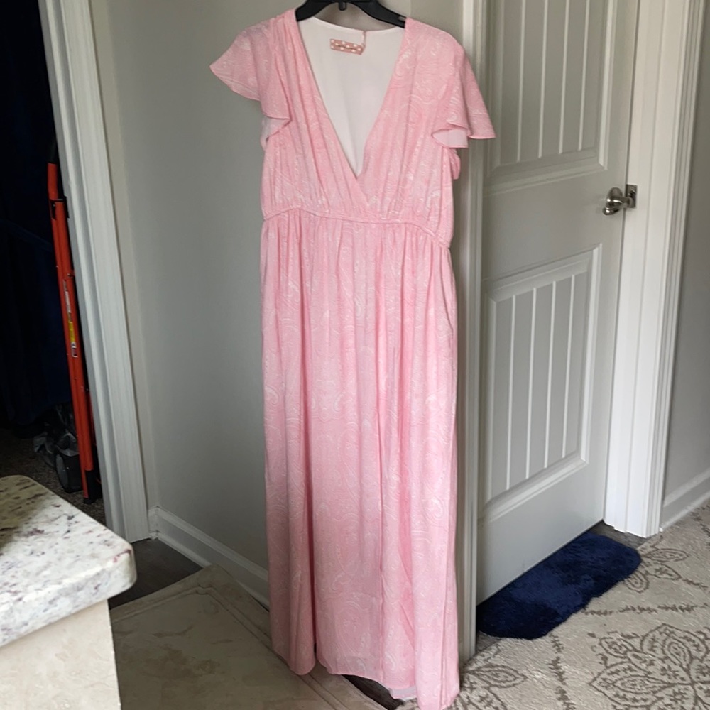 Pink Never worn traffic people dress.